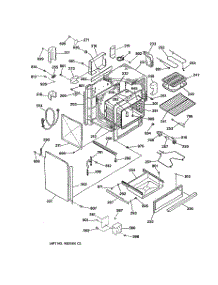 02 - Body & Drawer Parts parts for Ge Range JCSP31WT2WW from AppliancePartsPros.com