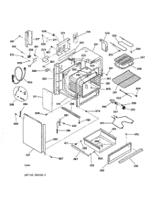 02 - Body & Drawer Parts parts for Ge Range JCSP31WW3WW from AppliancePartsPros.com