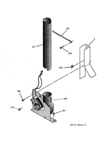05 - Blower parts for Ge Range JCSP31WW3WW from AppliancePartsPros.com