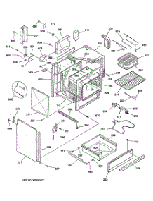 02 - Body & Drawer Parts parts for Ge Range JSP34AW3AA from AppliancePartsPros.com