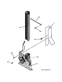 05 - Blower parts for Ge Range JSP26BW1AD from AppliancePartsPros.com
