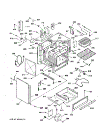 02 - Body & Drawer Parts parts for Ge Range JCSP28GV1BB from AppliancePartsPros.com