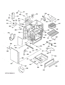 02 - Body & Drawer Parts parts for Ge Range JCSP31BW2BB from AppliancePartsPros.com