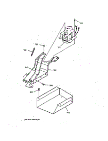 06 - Door Lock parts for Ge Range JGSP23WEY1WW from AppliancePartsPros.com