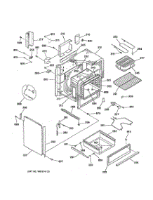 02 - Body & Drawer Parts parts for Ge Range JSS26GV3BG from AppliancePartsPros.com