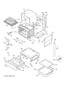 03 - Body Parts parts for Ge Range JGSP28BEK4BB from AppliancePartsPros.com