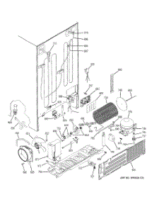 02 - Sealed System & Mother Board parts for Ge Refrigerator PSW23PSRASS from AppliancePartsPros.com