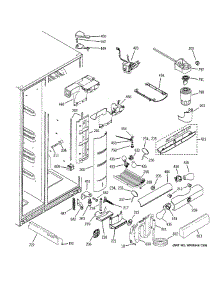 Fresh Food Section parts for Ge Refrigerator PSW26MSTASS from AppliancePartsPros.com