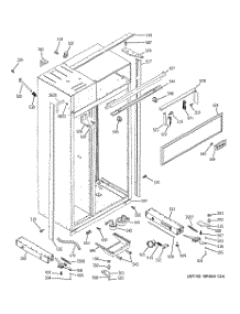 10 - Case Parts parts for Ge Refrigerator ZSGS420DMASS from AppliancePartsPros.com