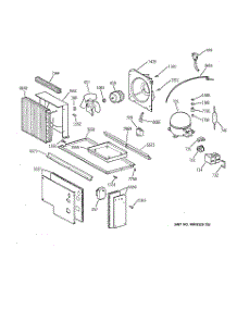 07 - Unit Parts parts for Ge Refrigerator ZISS42NCBSS from AppliancePartsPros.com