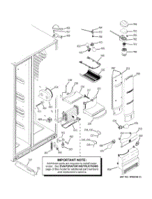 07 - Fresh Food Section parts for Ge Refrigerator PSW23RSWCSS from AppliancePartsPros.com