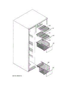 05 - Freezer Shelves parts for Ge Refrigerator PSG27MIMACWW from AppliancePartsPros.com