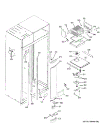 04 - Freezer Section parts for Ge Refrigerator ZSGB420DMC from AppliancePartsPros.com