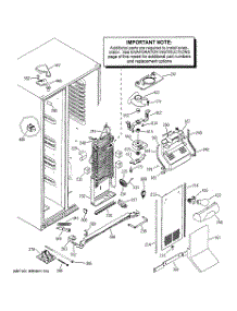 04 - Freezer Section parts for Ge Refrigerator PSC23NHNACC from AppliancePartsPros.com