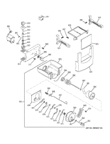 06 - Ice Maker & Dispenser parts for Ge Refrigerator ZSGS420DMESS from AppliancePartsPros.com