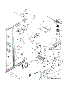 07 - Fresh Food Section parts for Ge Refrigerator PSW26LSRESS from AppliancePartsPros.com