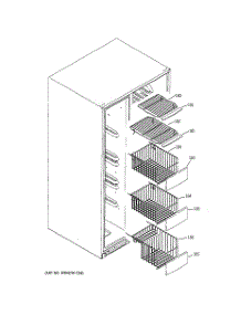 05 - Freezer Shelves parts for Ge Refrigerator PSG27MISACWW from AppliancePartsPros.com