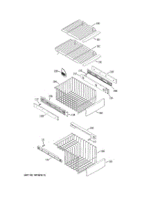 07 - Freezer Shelves parts for Ge Refrigerator PSC23NHMBCC from AppliancePartsPros.com