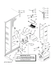 09 - Fresh Food Section parts for Ge Refrigerator PSW23RSWASS from AppliancePartsPros.com
