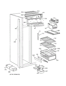 04 - Freezer Section parts for Ge Refrigerator ZIS42NYB from AppliancePartsPros.com