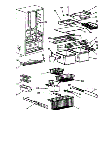 Shelves parts for Ge Refrigerator PDS18LMAWW from AppliancePartsPros.com