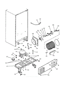 Unit parts for Ge Refrigerator PDS18LBMBB from AppliancePartsPros.com