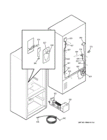 03 - Water System parts for Ge Refrigerator PDS22MHRBBB from AppliancePartsPros.com