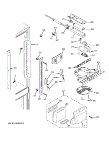 Fresh Food Section parts for Ge Refrigerator PFSS0MFZESS from AppliancePartsPros.com