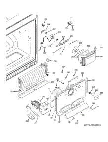 Freezer Section parts for Ge Refrigerator PFSF5NFZBWW from AppliancePartsPros.com
