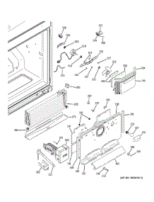 Freezer Section parts for Ge Refrigerator PFCF1PJZBBB from AppliancePartsPros.com