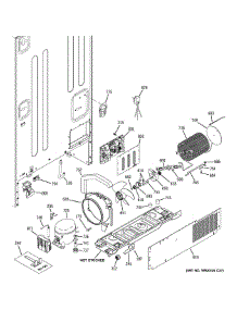 Machine Compartment parts for Ge Refrigerator PFCF1PJZBWW from AppliancePartsPros.com