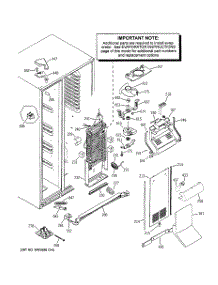 04 - Freezer Section parts for Ge Refrigerator PSS29NSTESS from AppliancePartsPros.com