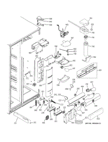 08 - Fresh Food Section parts for Ge Refrigerator PSC23NSWDSS from AppliancePartsPros.com
