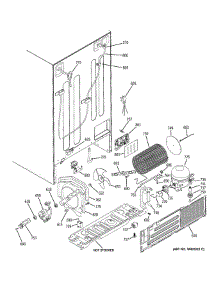 Sealed System & Mother Board parts for Ge Refrigerator GSS23WGTMWW from AppliancePartsPros.com