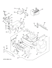 06 - Ice Maker & Dispenser parts for Ge Refrigerator GSHF3KGZBCWW from AppliancePartsPros.com
