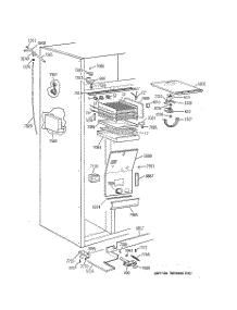 03 - Freezer Section parts for Ge Refrigerator ZISS48DCBSS from AppliancePartsPros.com