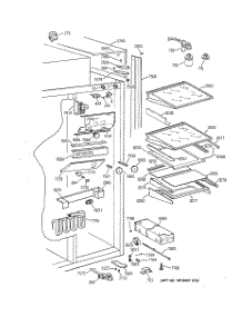 06 - Fresh Food Section parts for Ge Refrigerator ZISS48DCBSS from AppliancePartsPros.com