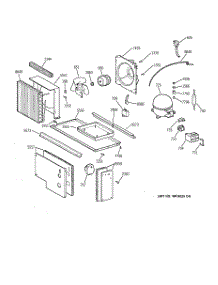 08 - Unit Parts parts for Ge Refrigerator ZISS48DCBSS from AppliancePartsPros.com