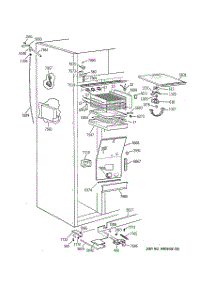 03 - Freezer Section parts for Ge Refrigerator ZISS48DYASS from AppliancePartsPros.com