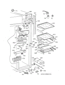 06 - Fresh Food Section parts for Ge Refrigerator ZISS36DCASS from AppliancePartsPros.com