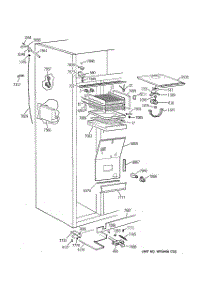 03 - Freezer Section parts for Ge Refrigerator ZISS36NCBSS from AppliancePartsPros.com