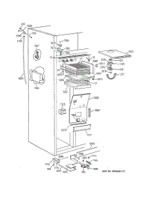 03 - Freezer Section parts for Ge Refrigerator ZISS42DAASS from AppliancePartsPros.com