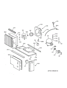 08 - Unit Parts parts for Ge Refrigerator ZISS42DAASS from AppliancePartsPros.com