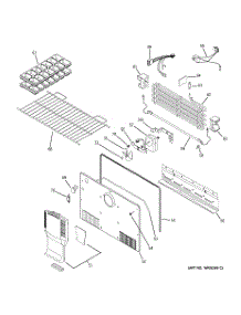 02 - Freezer Section parts for Ge Refrigerator GTH21KBXACC from AppliancePartsPros.com