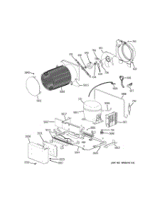 04 - Unit Parts parts for Ge Refrigerator ZIRP360NXARH from AppliancePartsPros.com