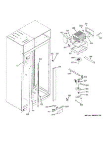 04 - Freezer Section parts for Ge Refrigerator ZISS360NXBSS from AppliancePartsPros.com