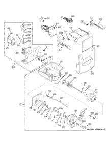 06 - Ice Maker & Dispenser parts for Ge Refrigerator ZISS420DXBSS from AppliancePartsPros.com