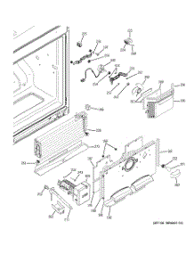 02 - Freezer Section parts for Ge Refrigerator PDCS1NCYARSS from AppliancePartsPros.com