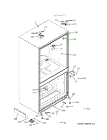 06 - Case Parts parts for Ge Refrigerator PFCE1NFYAANB from AppliancePartsPros.com