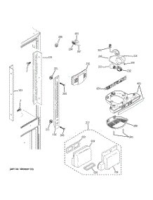 04 - Fresh Food Section parts for Ge Refrigerator GFSF2HCYABB from AppliancePartsPros.com